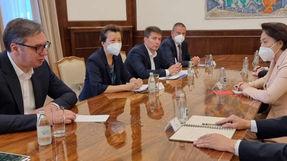 Vučić sa predstavnicima kompanije Ziđin